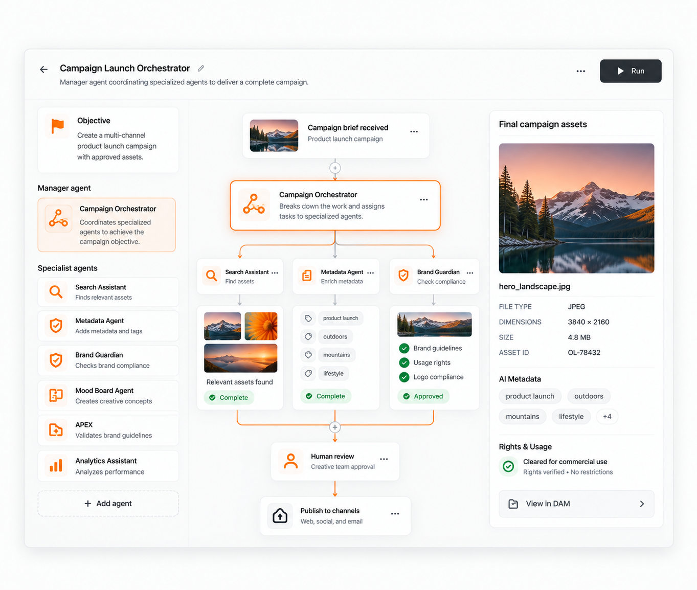 Agent Studio agent orchestration