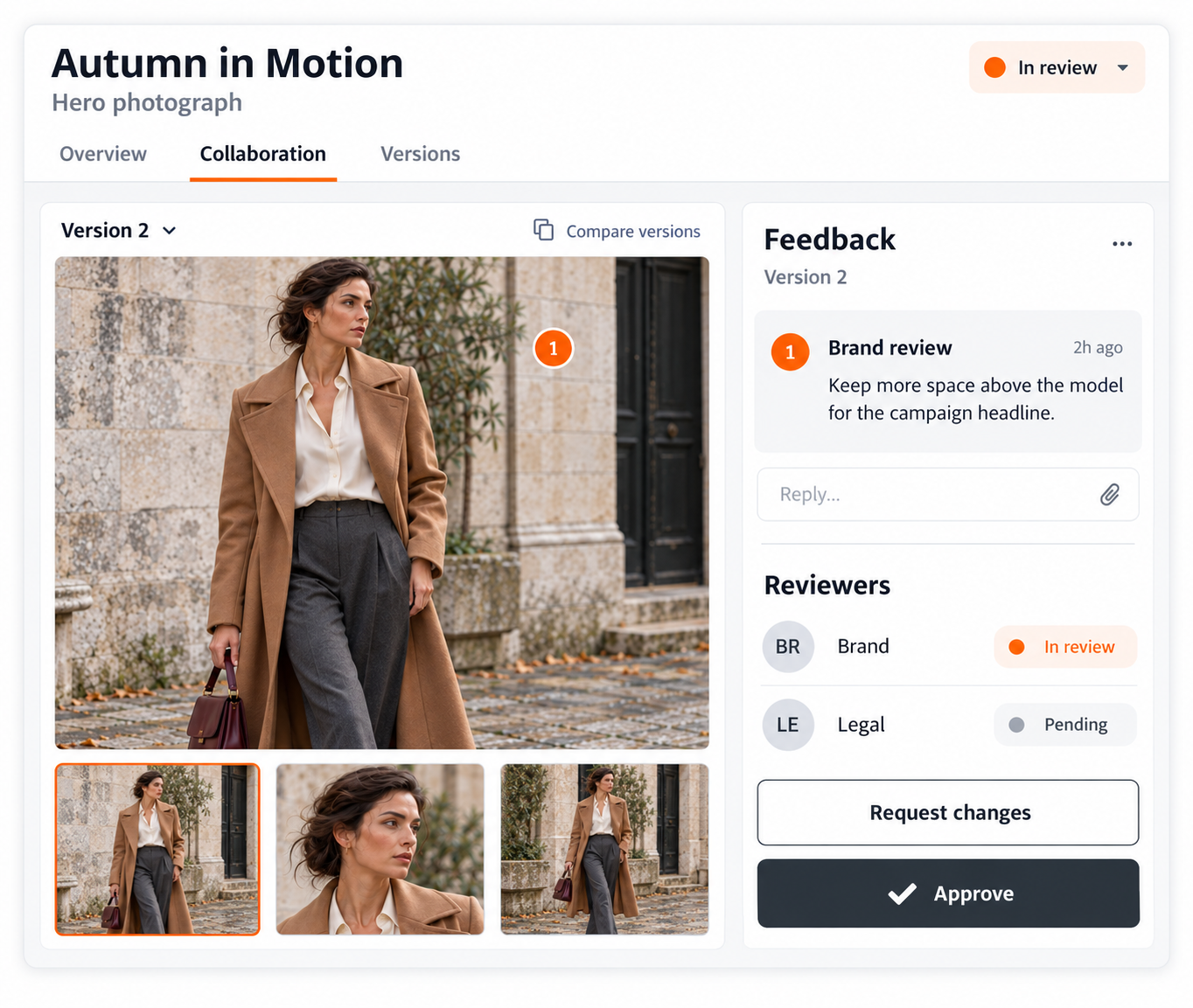 Autumn in Motion creative review