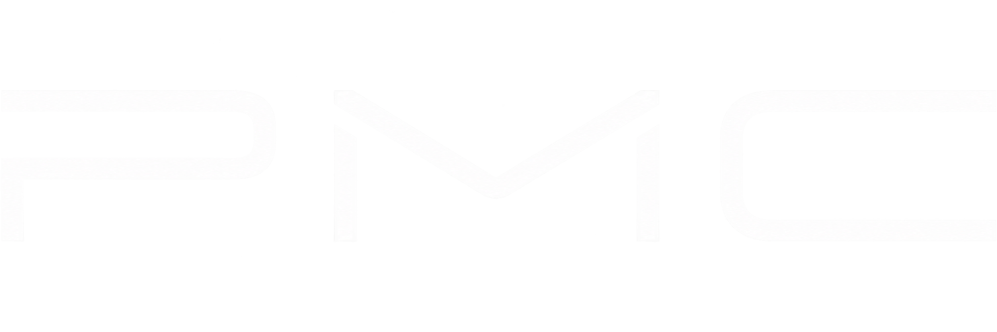 Crisp White PMC Logo
