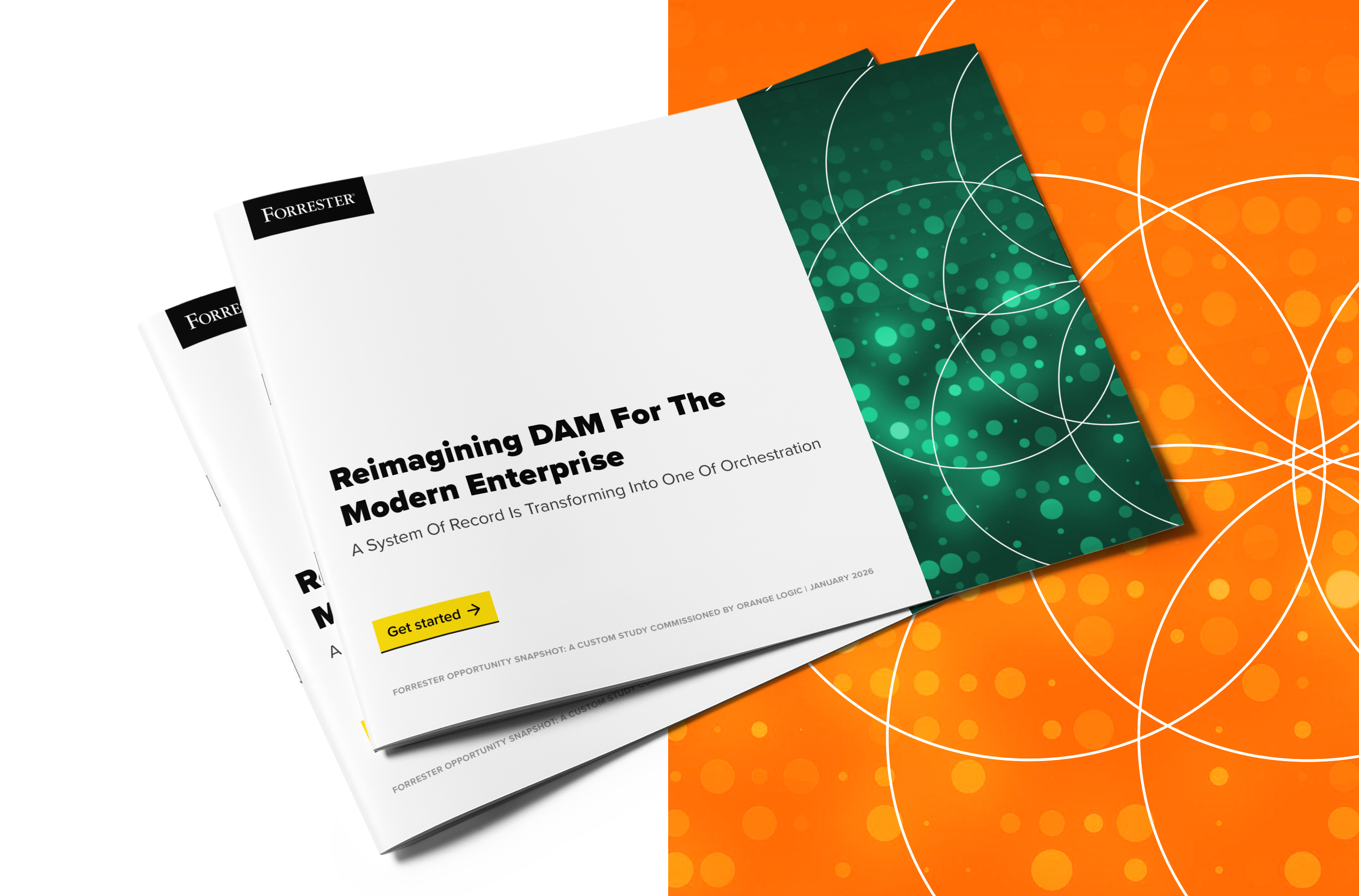 Report cover page for the Reimagining DAM for the Modern Enterprise Report