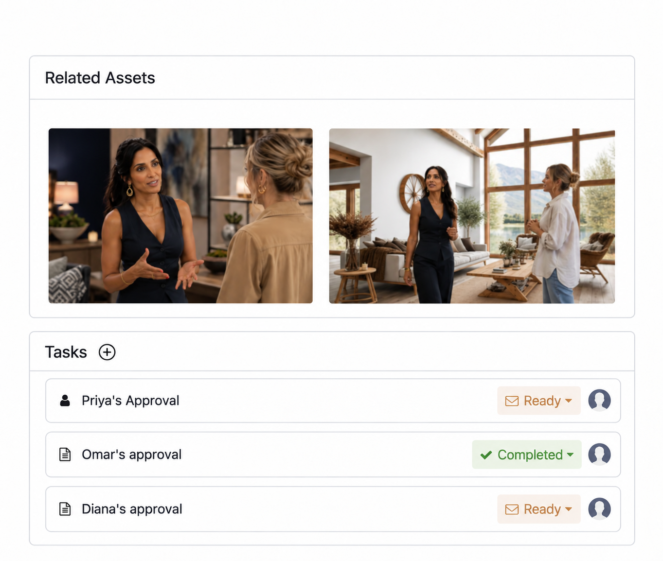 Priyas Approval_ Assets and Tasks