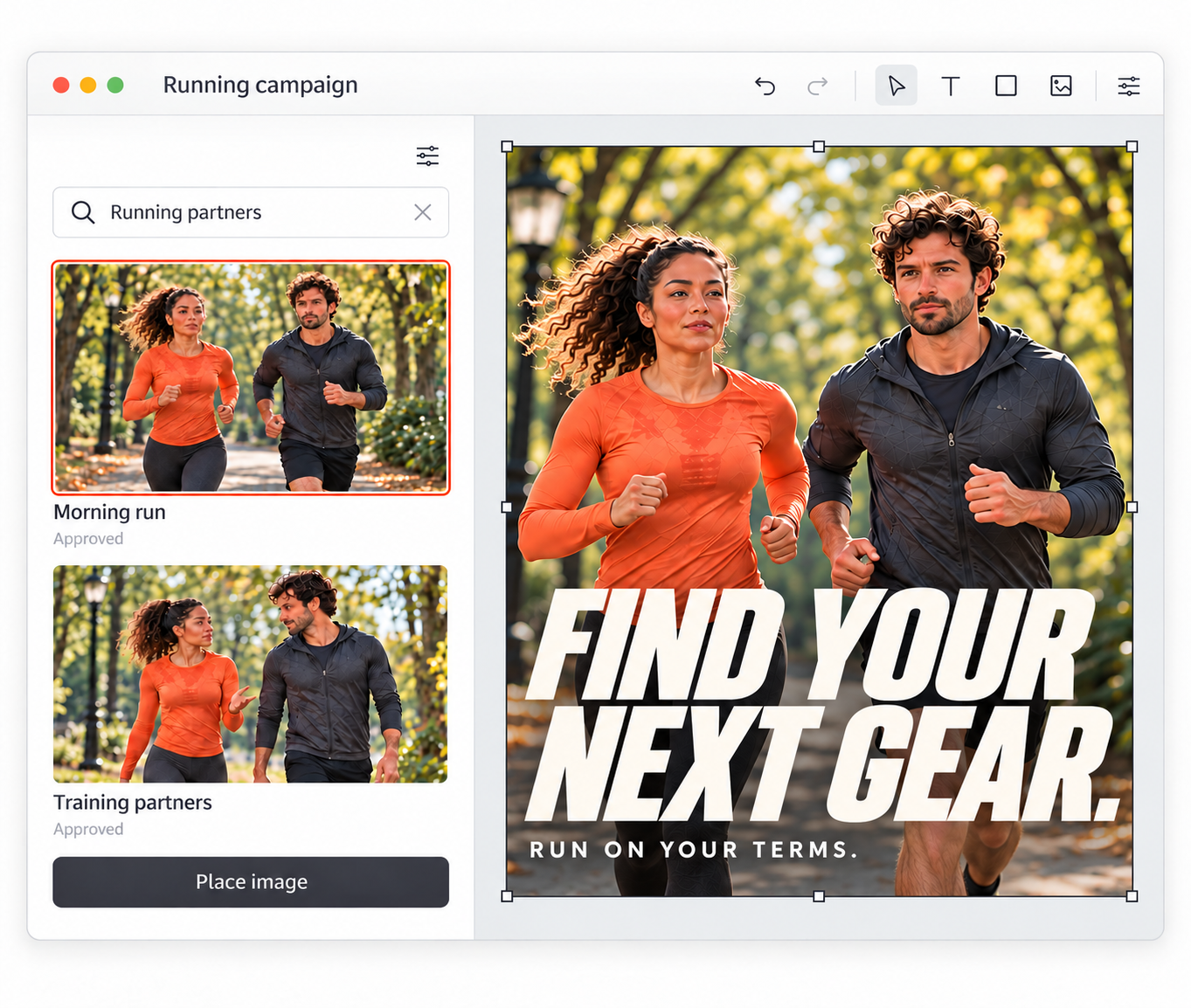Governed Orange Logic search embedded in another application