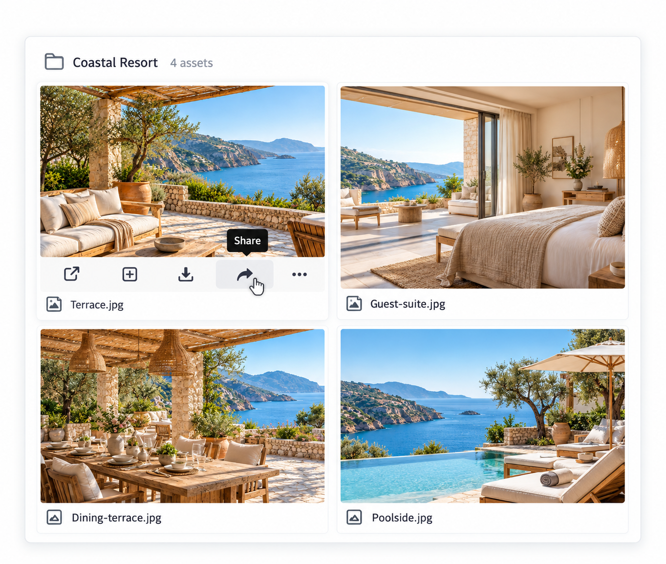 Coastal Resort Asset Sharing Grid