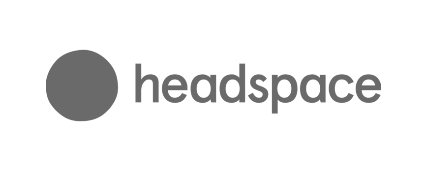 Headspace grayscale logo