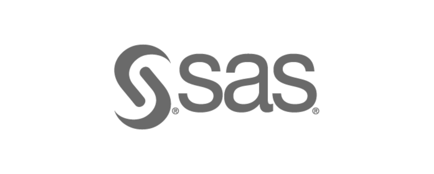 SAS grayscale logo