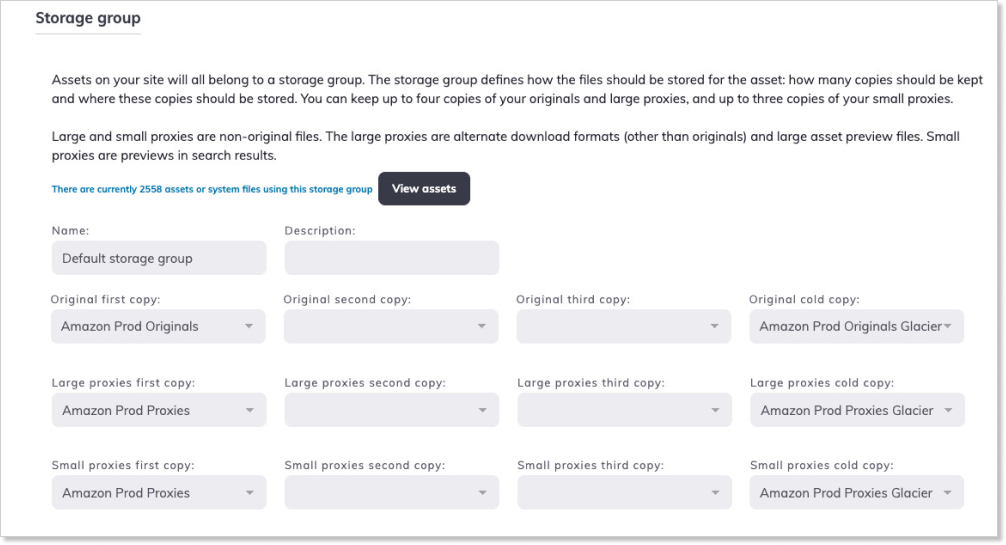 multiple storage backups - determine your own storage