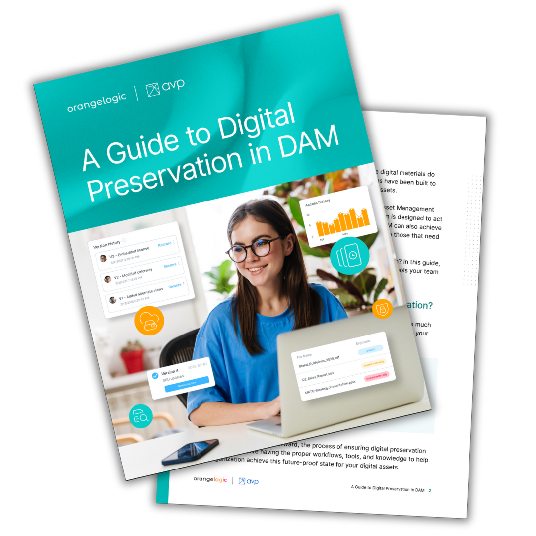 Digital preservation in DAM Guide
