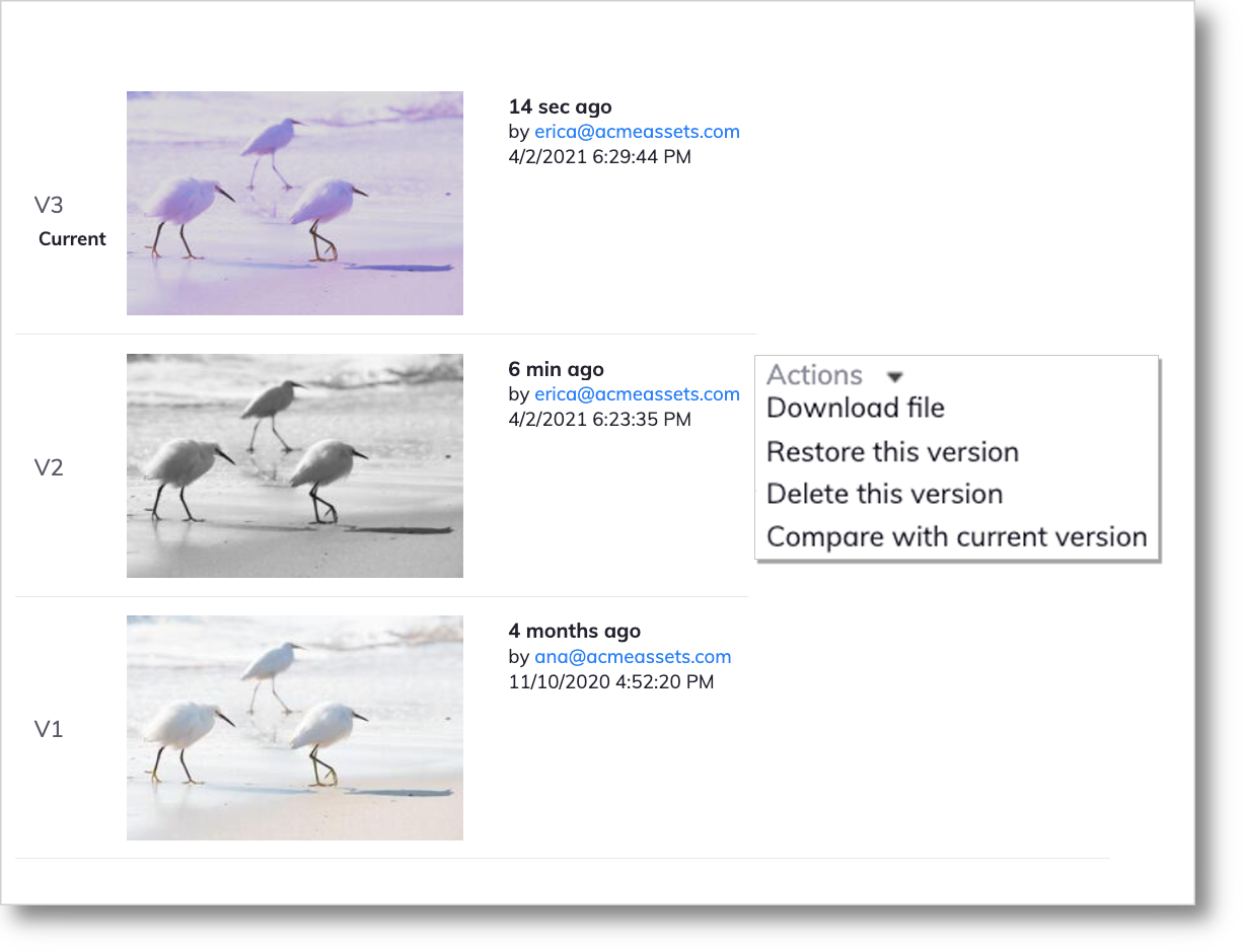 Dam version control Dam version control