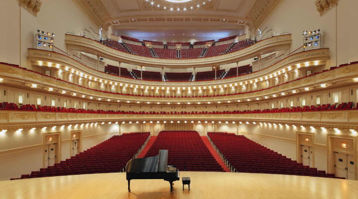 Carnegie Hall's stage