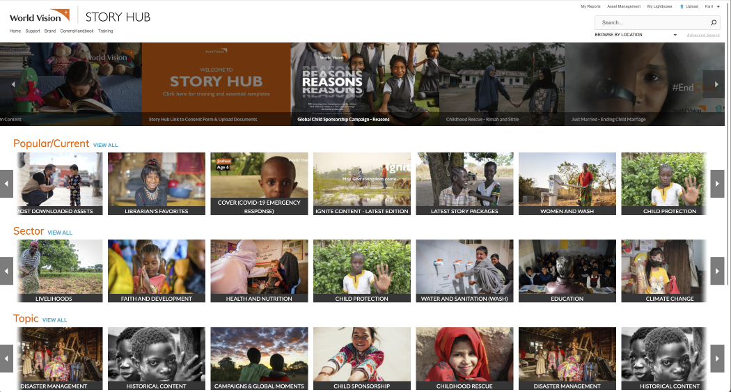 World Vision DAM Storyhub-1