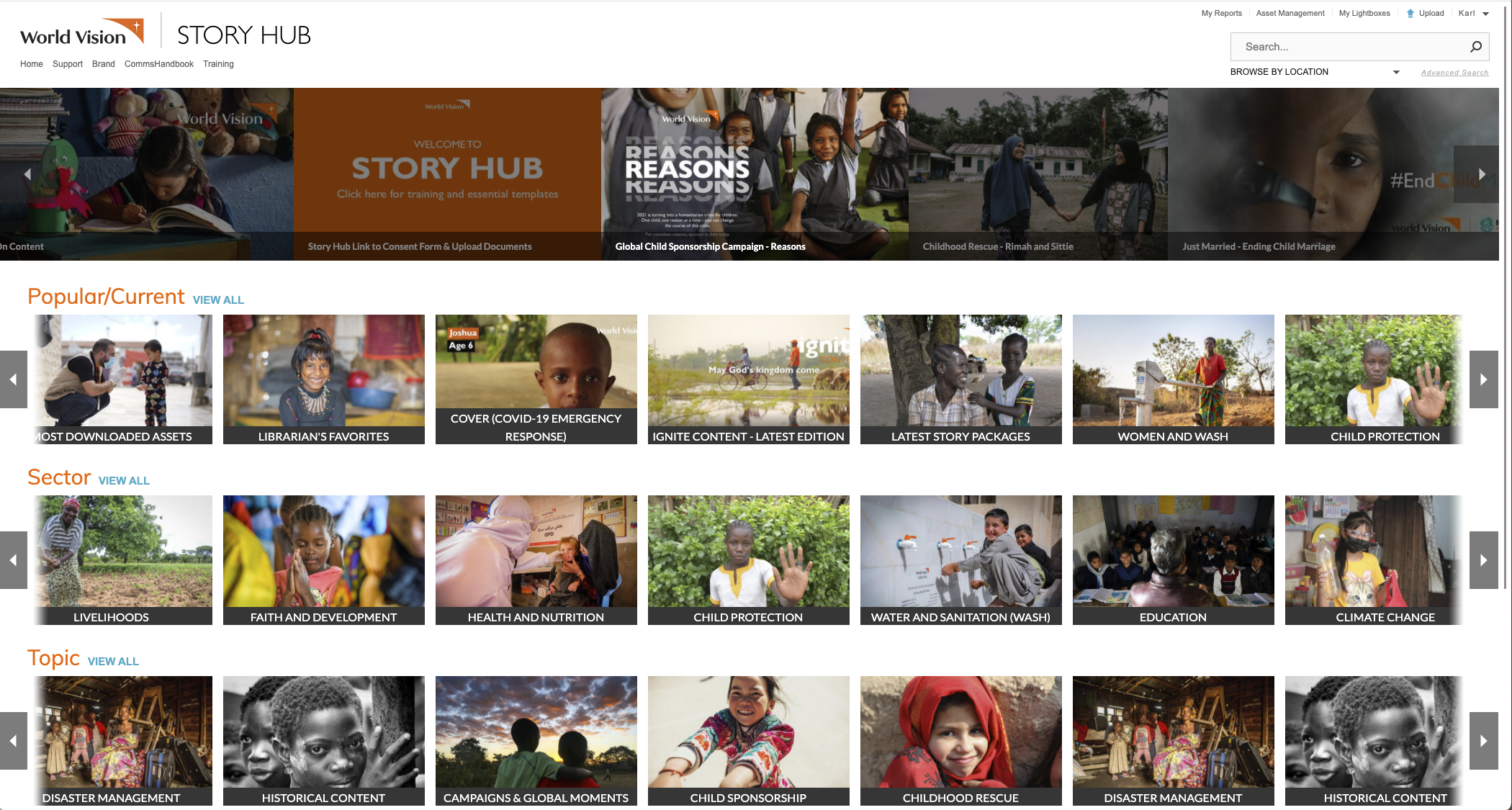 Story hub