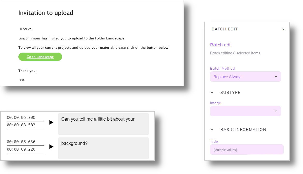 Batch edit metadata Batch edit metadata