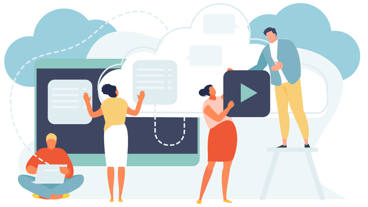 Amazon S3, Google Cloud, or Microsoft Azure